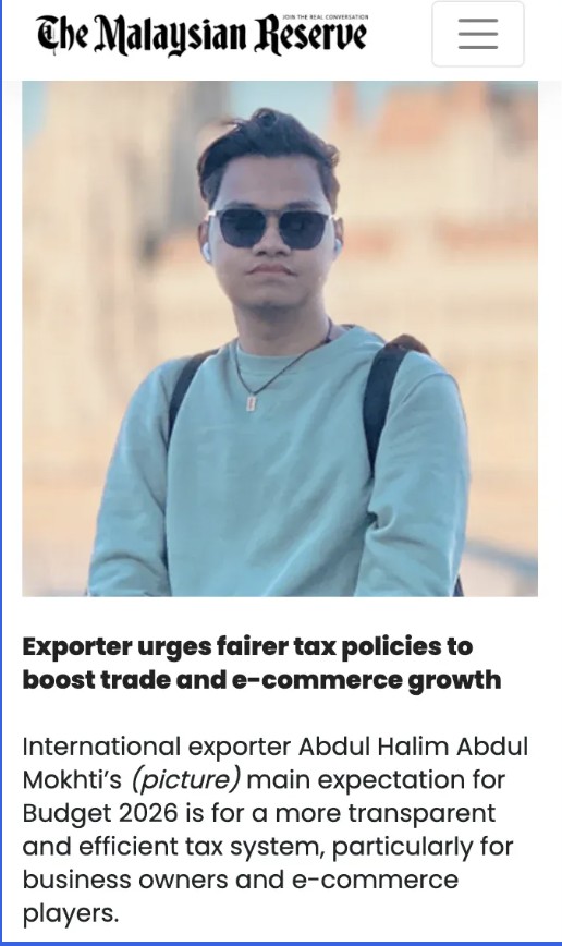 The Malaysian Reserve feature on Abdul Halim Abdul Mokhti, founder of SandGrows Digital Marketing